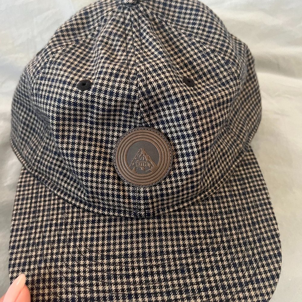 Kith Houndstooth Black and White Cap